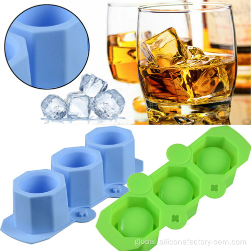  Kitchen Glass Ice Mold Cool Cup Silicone Tray Manufactory